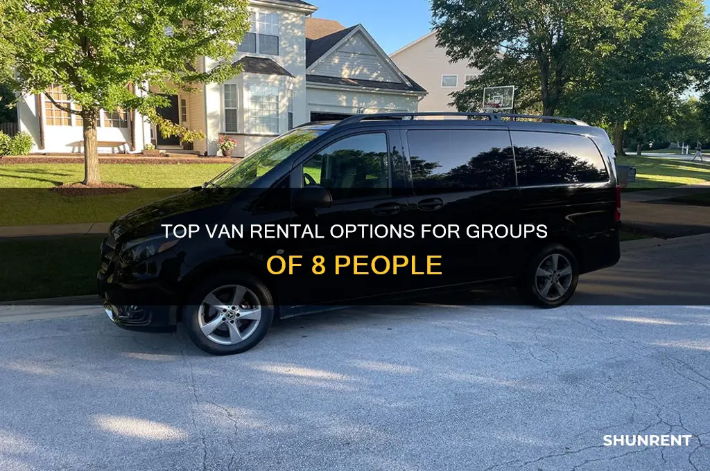where to rent a van for 8 people