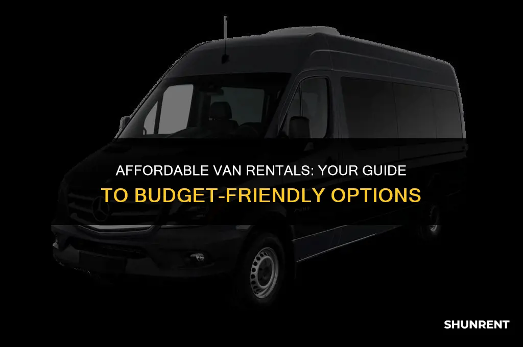 where to rent a van for cheap