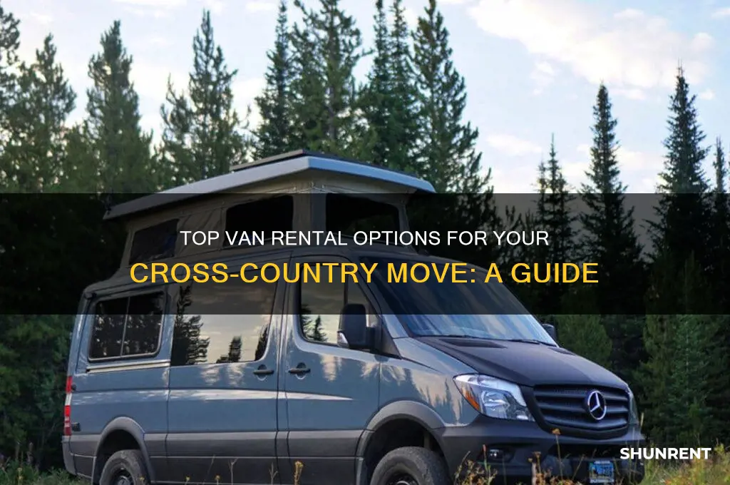 where to rent a van for cross county moving