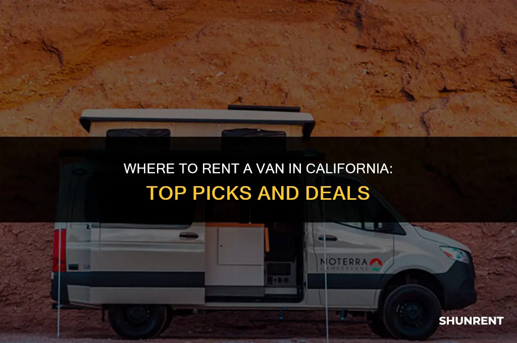 where to rent a van in california