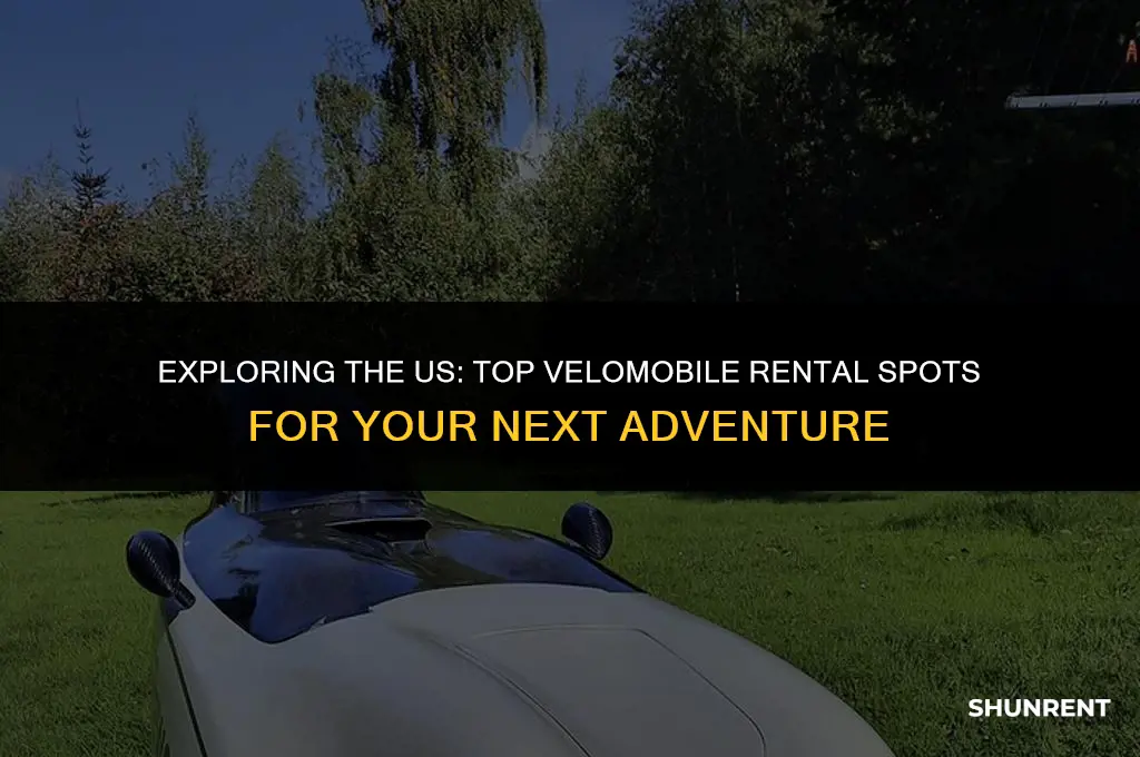 where to rent a velomobile in us