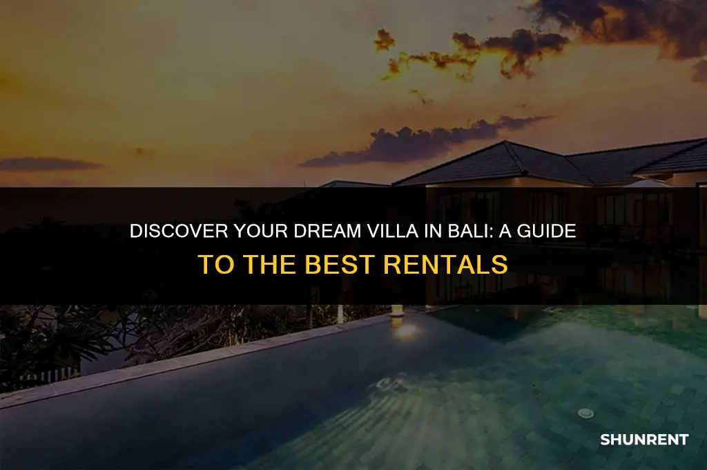 where to rent a villa in bali