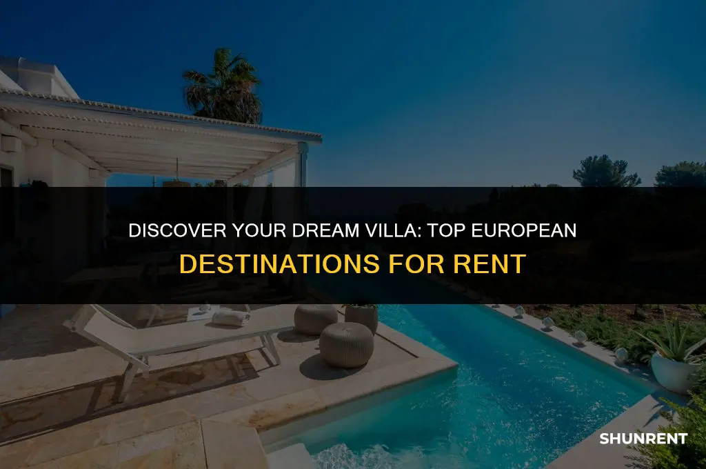 where to rent a villa in europe