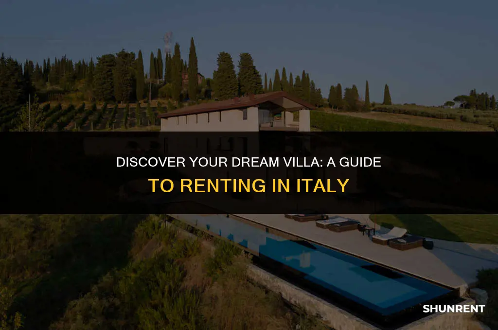 where to rent a villa in italy