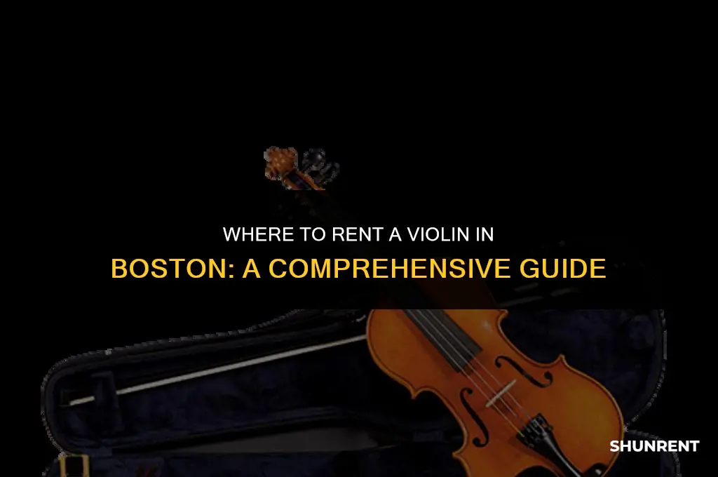 where to rent a violin in boston