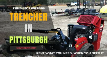 Rent a Walk-Behind Trencher in Pittsburgh: Top Rental Locations