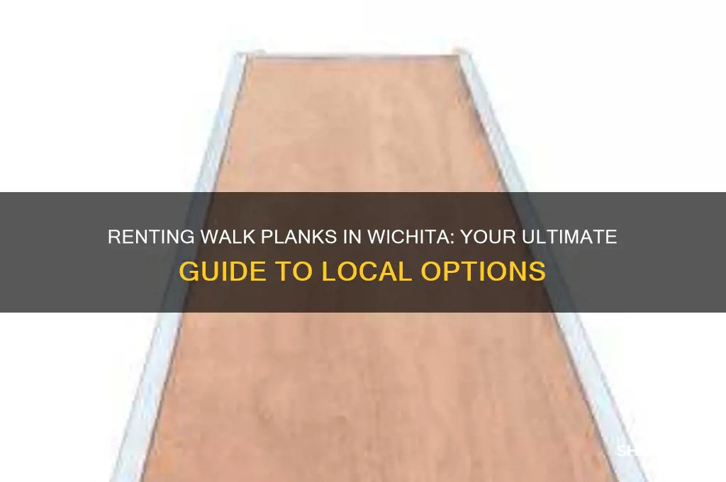 where to rent a walk plank in wichita kansas