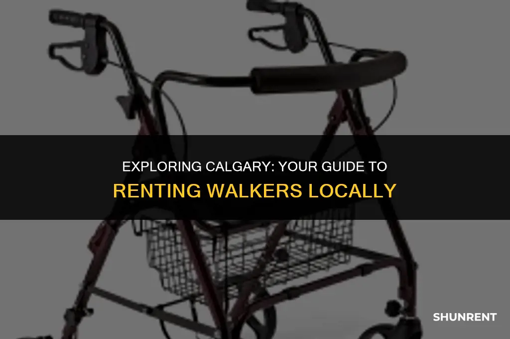 where to rent a walker in calgary