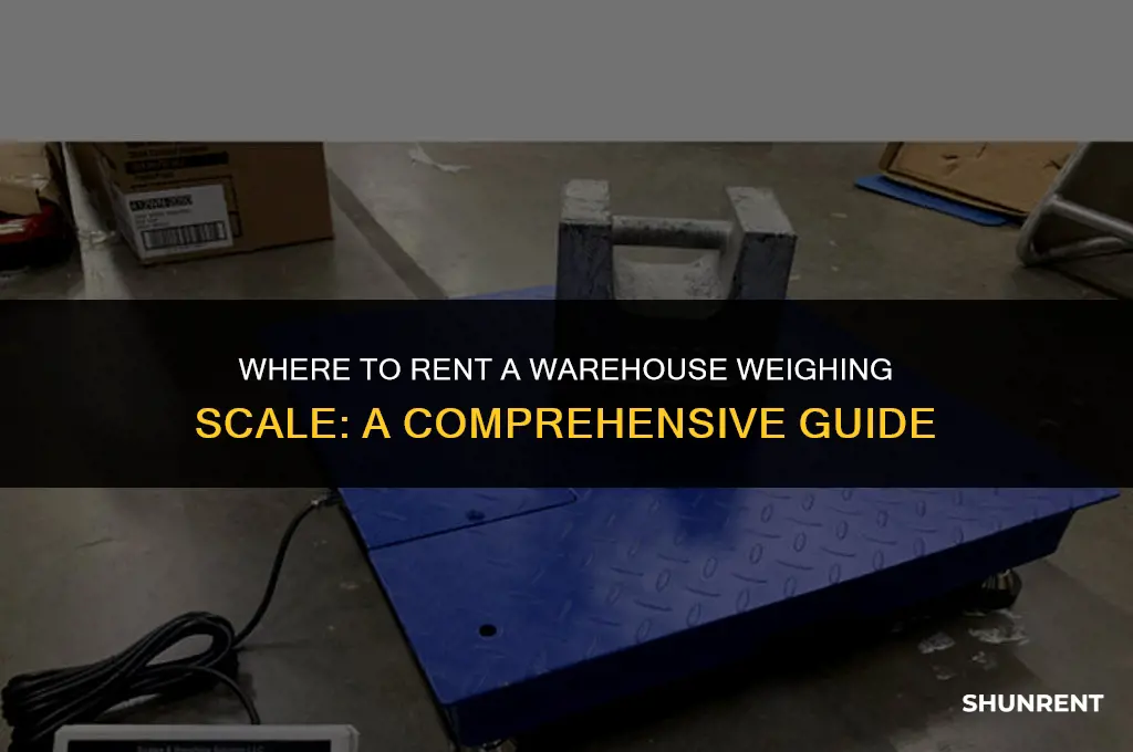 where to rent a warehouse weighing scale