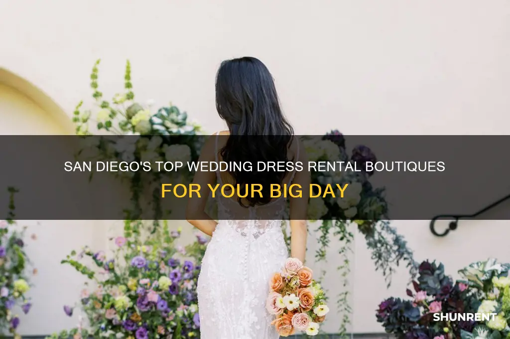 where to rent a wedding dress in san diego