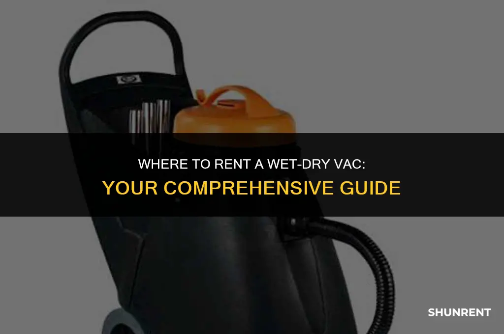 where to rent a wet dry vac
