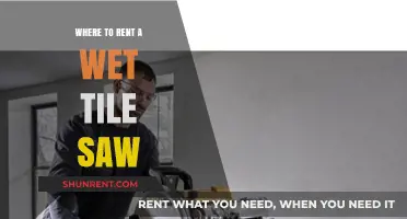 Where to Rent a Wet Tile Saw: Your Ultimate Guide