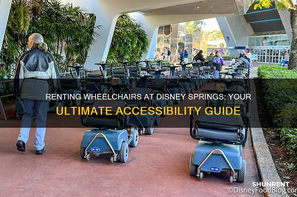 where to rent a wheelchair at disney springs