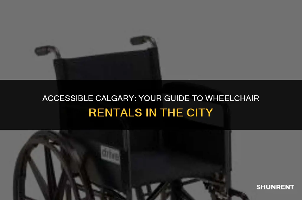where to rent a wheelchair in calgary