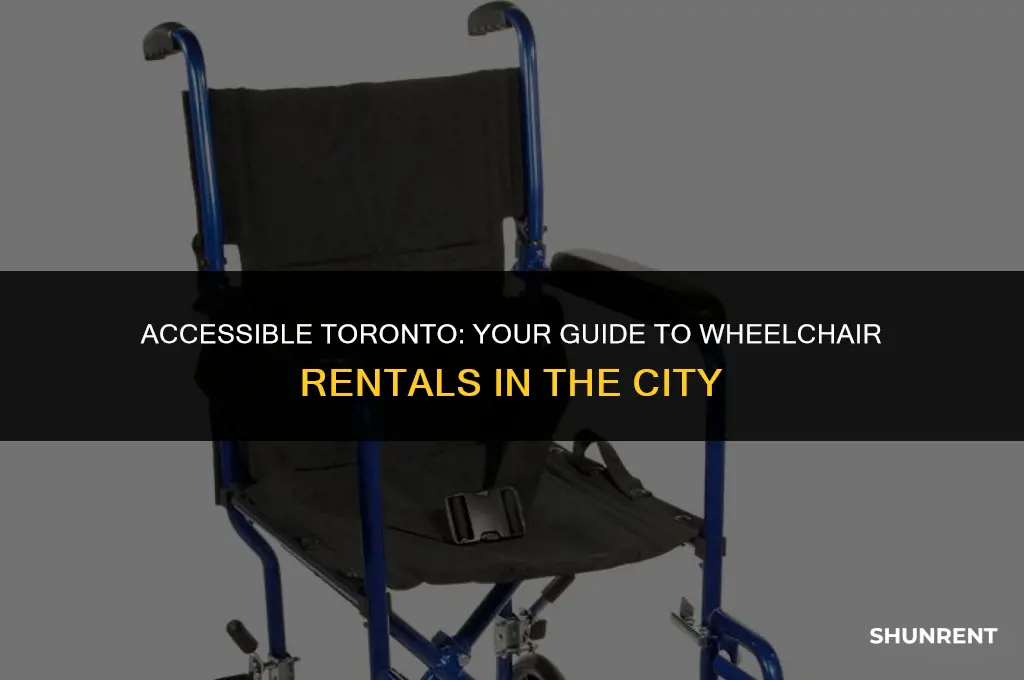 where to rent a wheelchair in toronto