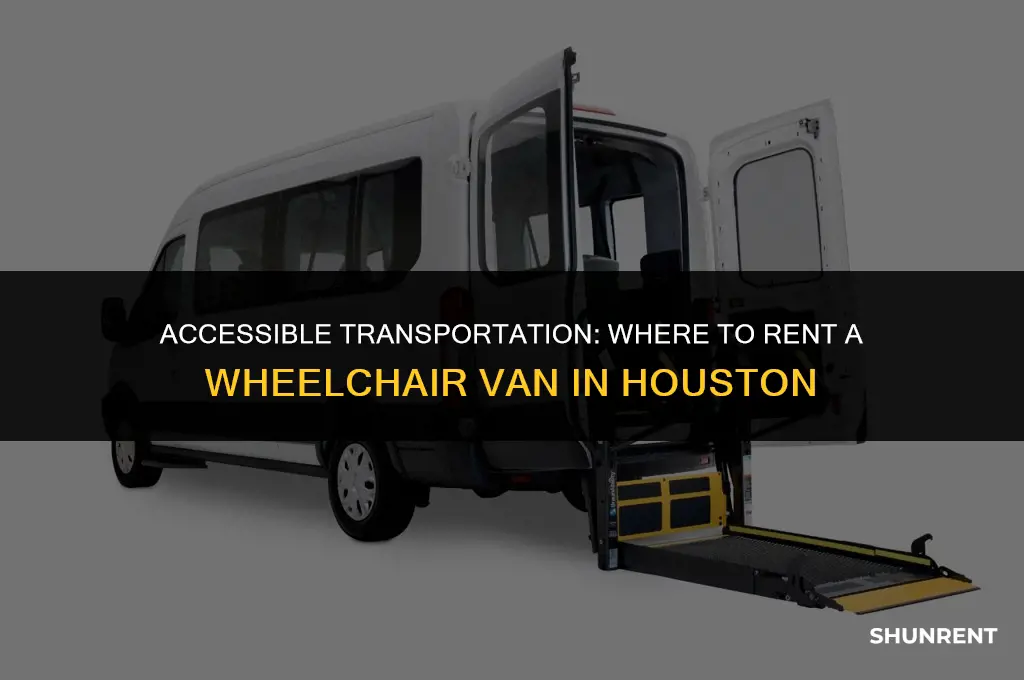 where to rent a wheelchair van houston
