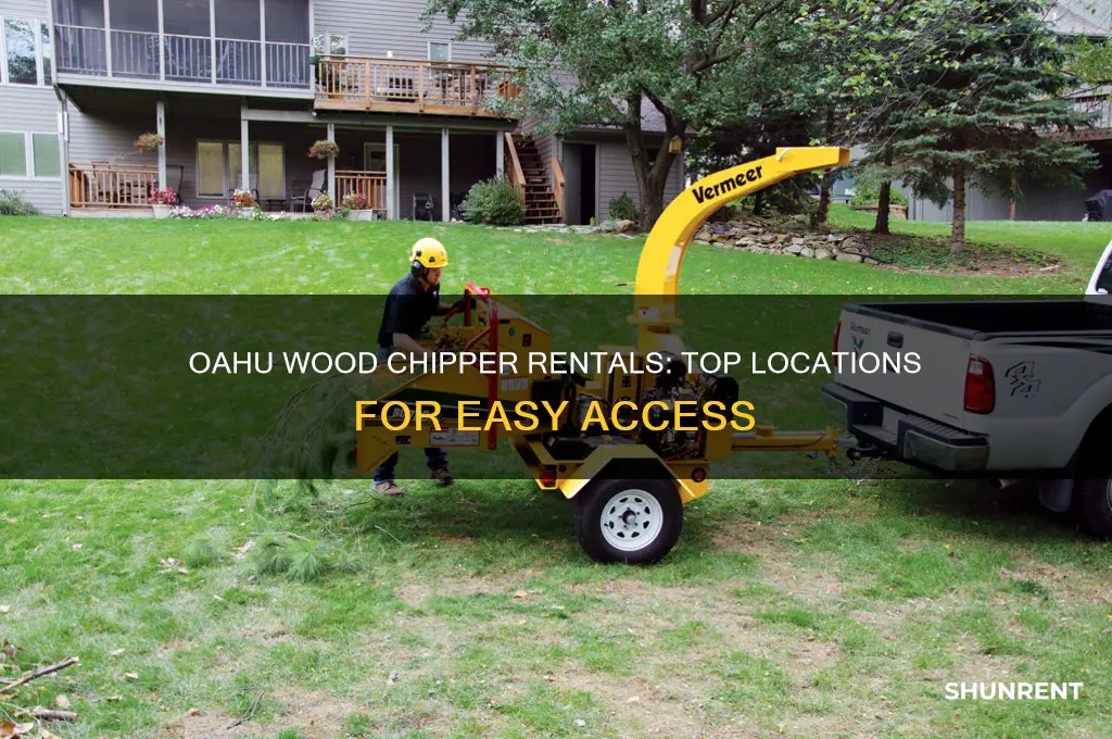 where to rent a wood chipper on oahu