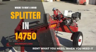 Rent a Wood Splitter Near 14750: Top Local Options