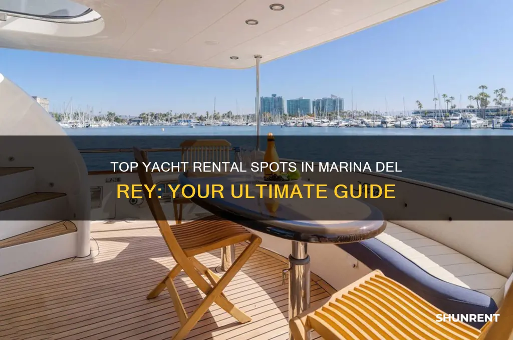 where to rent a yach marina del rey