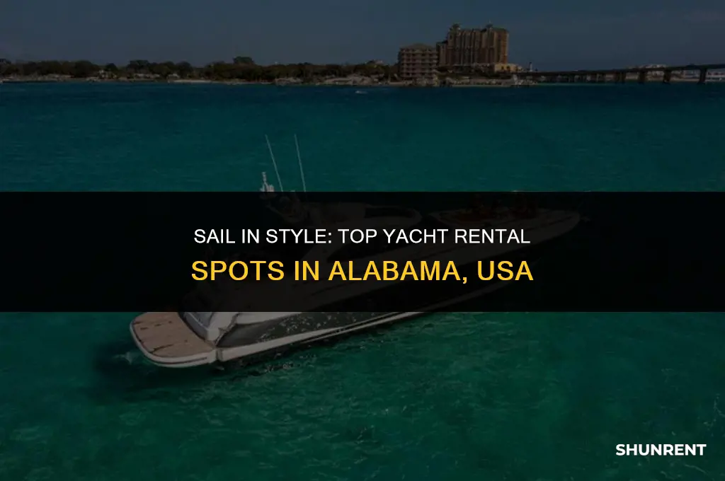 where to rent a yacht alabama usa