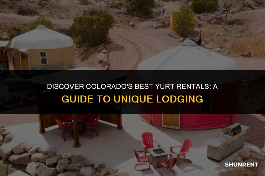 where to rent a yurt in colorado