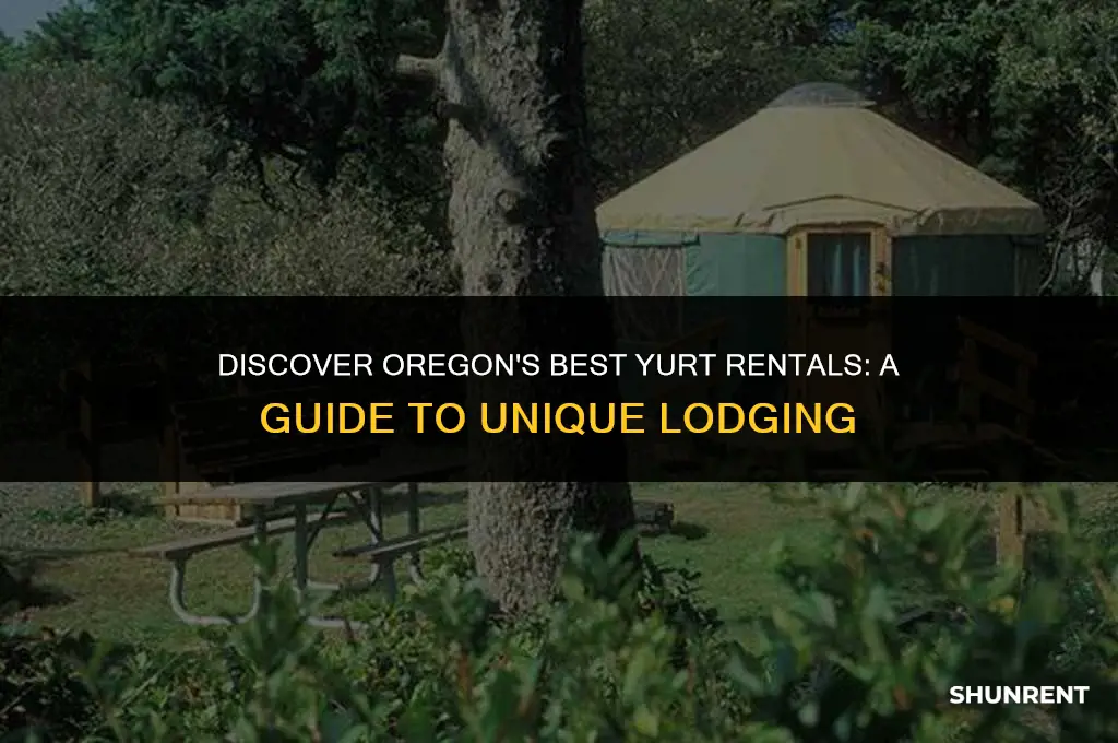 where to rent a yurt in oregon