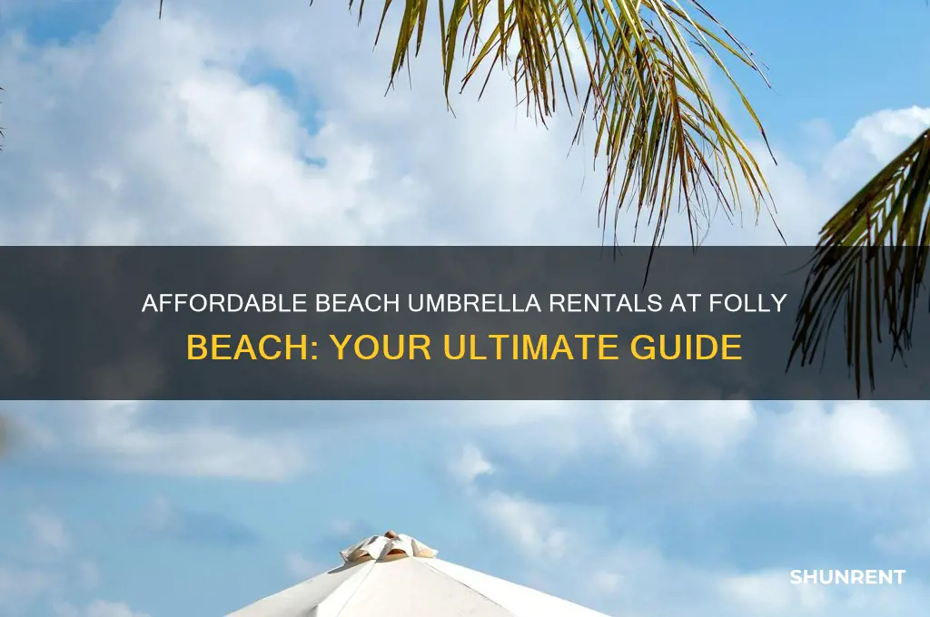 where to rent affordable beach umbrellas folly beach