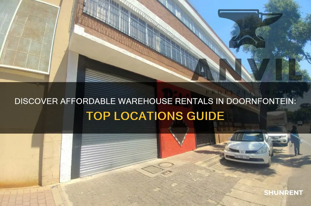 where to rent affordable warehouse space in doornfontein
