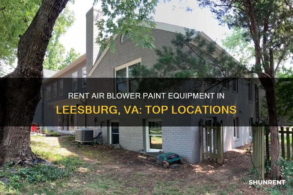 where to rent air blower paint leesburg va