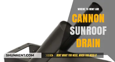 Where to Rent Air Cannon Sunroof Drain: A Comprehensive Guide
