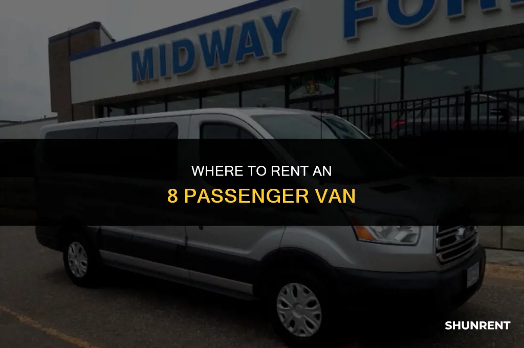where to rent an 8 passenger van