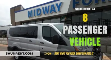 Where to Rent an 8 Passenger Vehicle