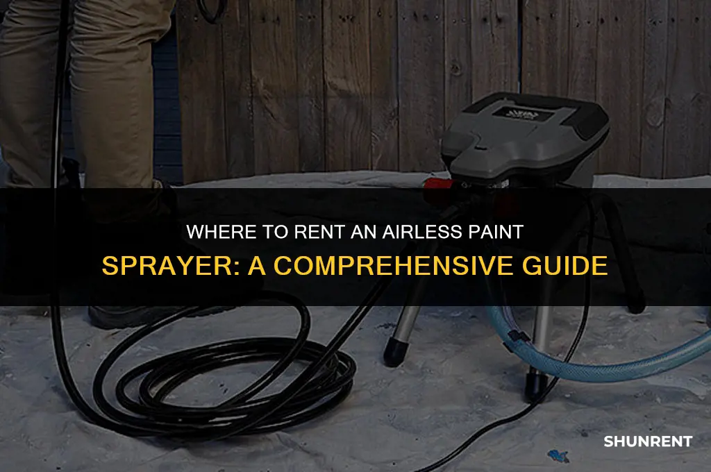 where to rent an airless paint sprayer