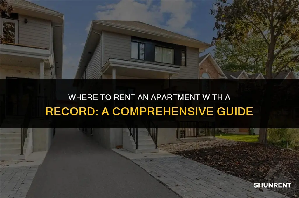 where to rent an apartmentwith a record