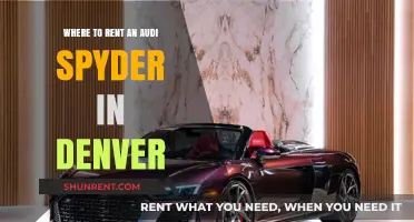 Rent an Audi Spyder in Denver: Top Locations and Tips