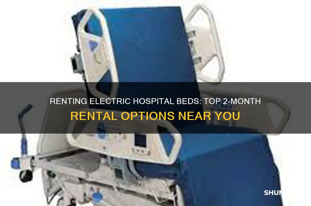where to rent an electric hospital bed for 2 months