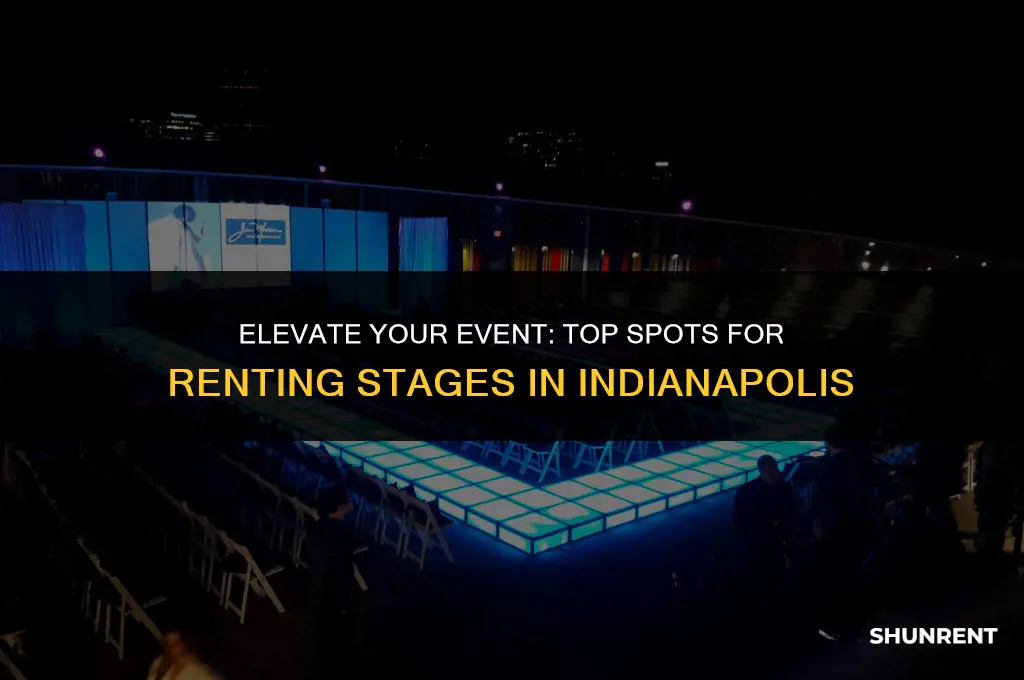 where to rent an elevated stage indianapolis