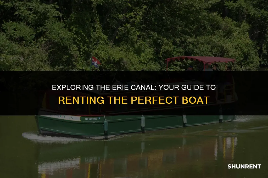 where to rent an erie canal boat