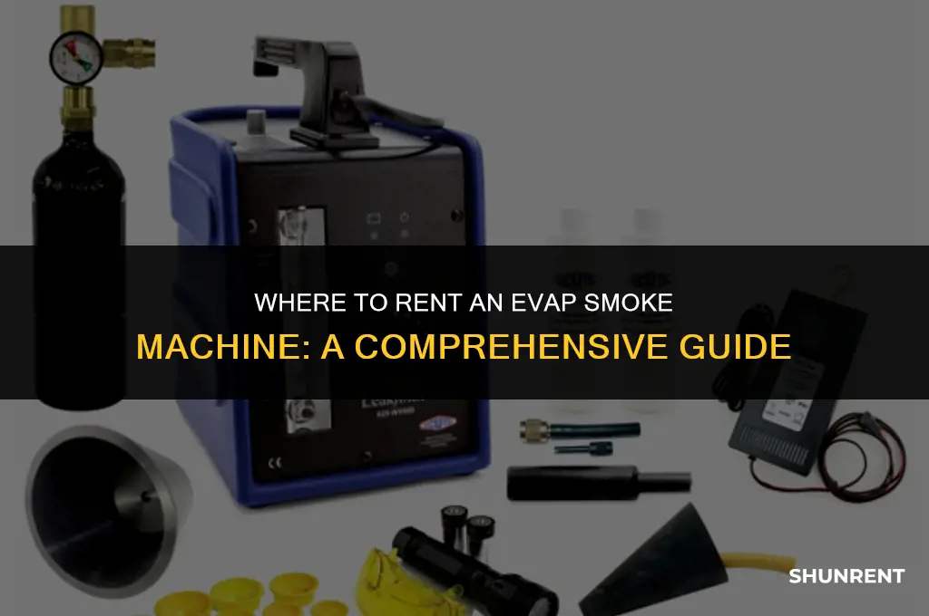 where to rent an evap smoke machine