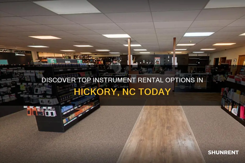 where to rent an instrument in hickory nc