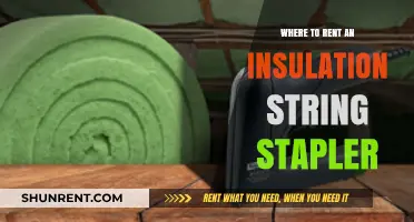 Where to Rent an Insulation String Stapler: A Comprehensive Guide