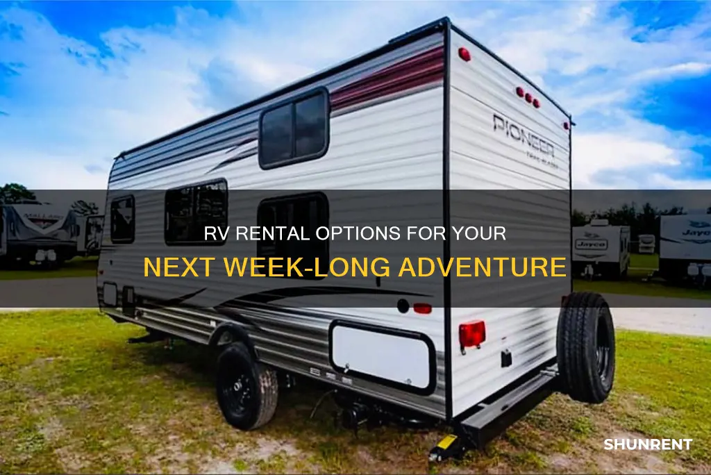 where to rent an rv for a week