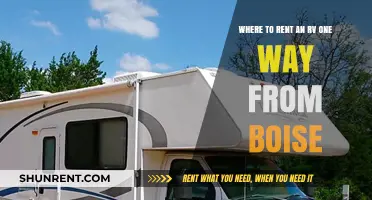 Best RV Rental Options for One-Way Trips from Boise, Idaho
