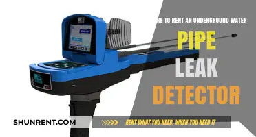 Rent Underground Water Pipe Leak Detectors: Top Locations and Tips