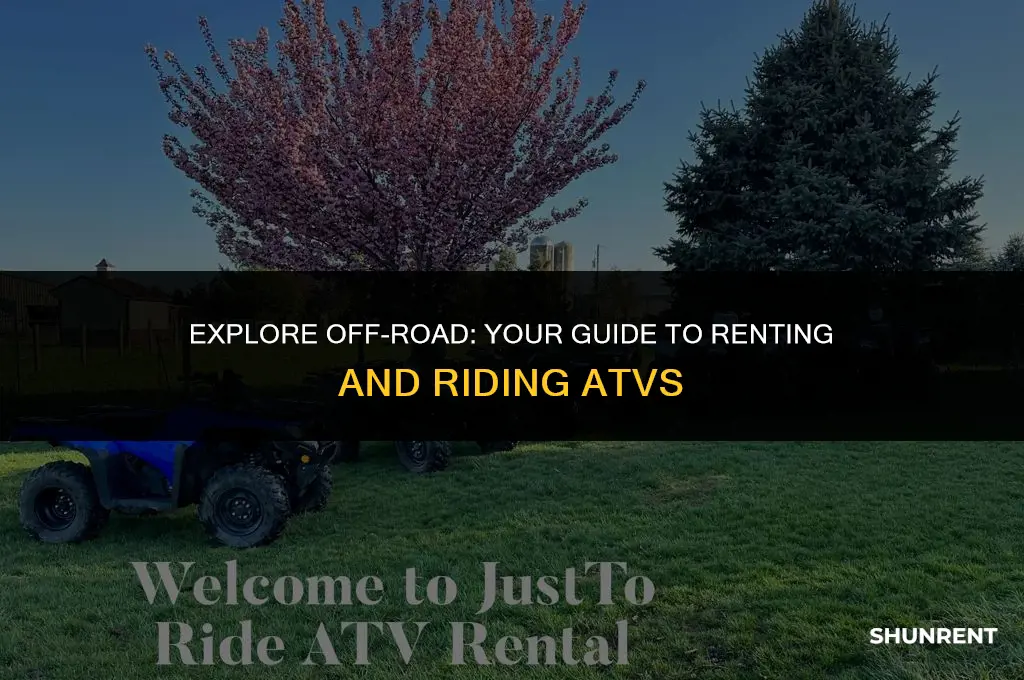where to rent and ride 4 wheelers