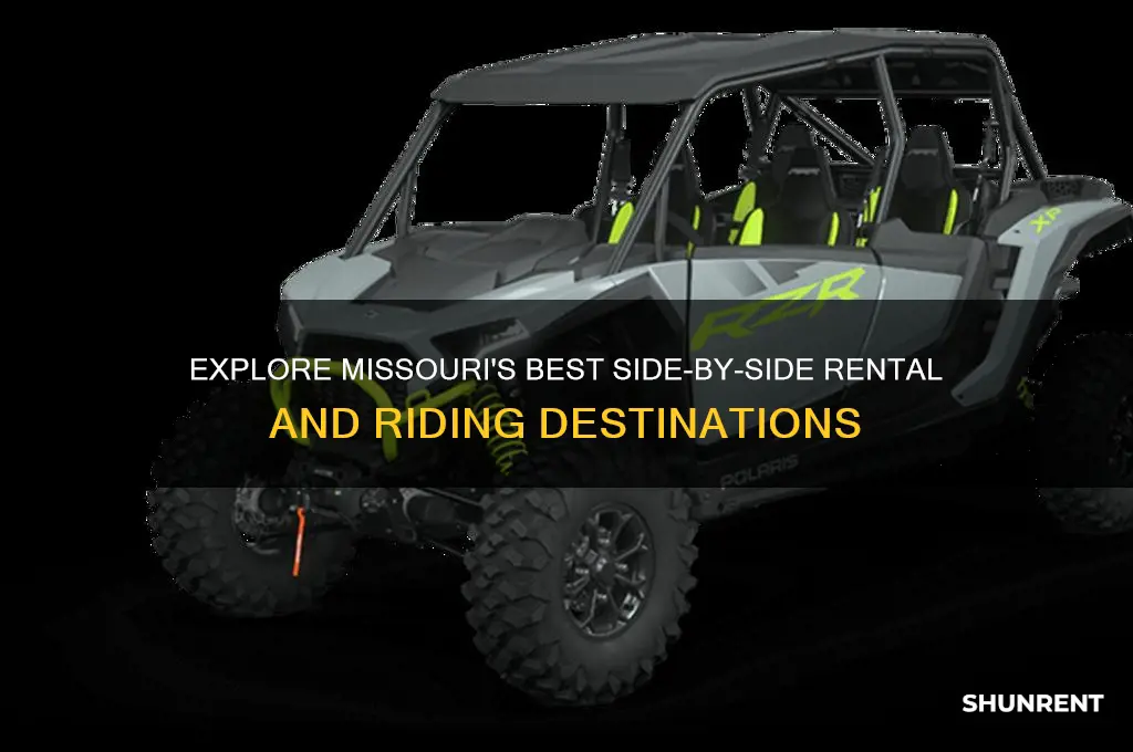 where to rent and ride side by sides missouri