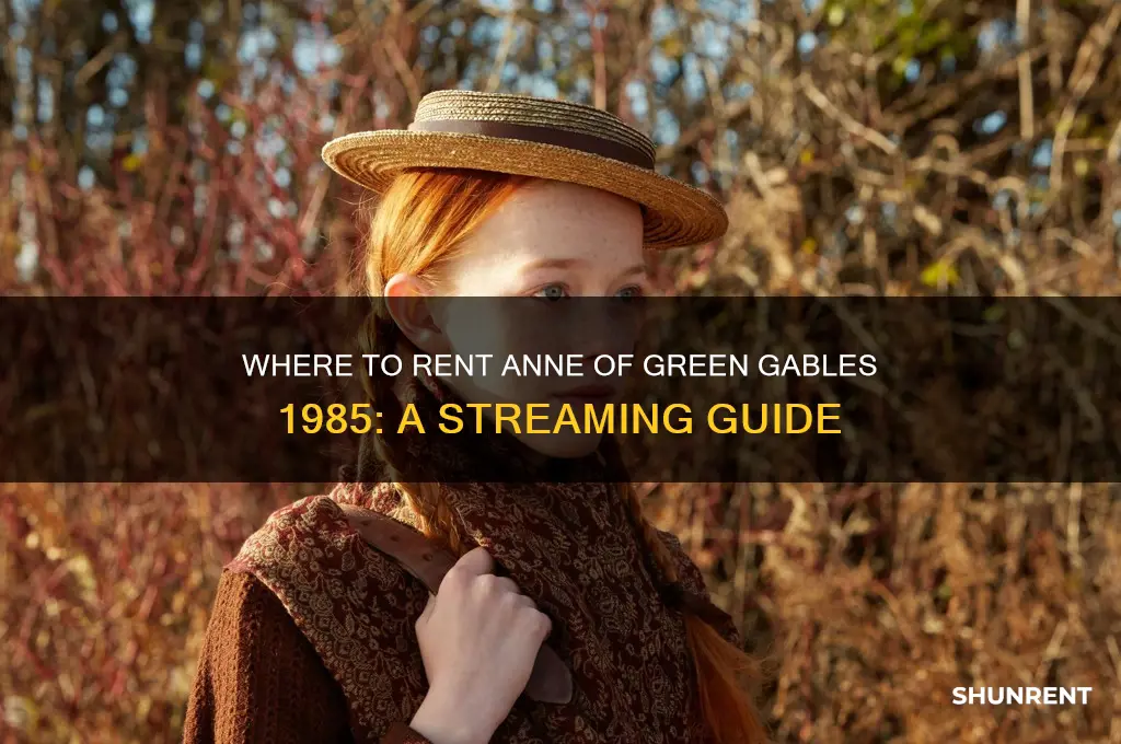 where to rent anne of green gables 1985