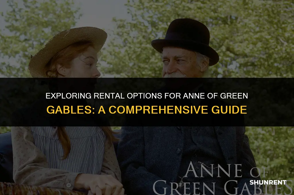 where to rent anne of green gables