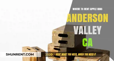 Rent Apple Bins in Anderson Valley, CA: Top Locations Guide