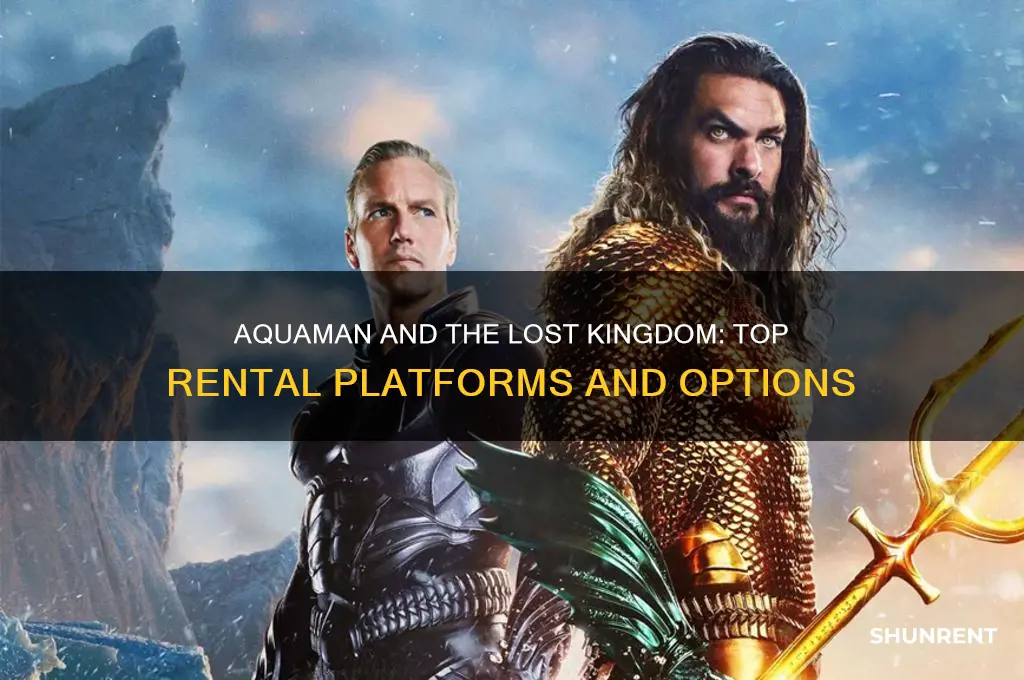 where to rent aquaman and the lost kingdom